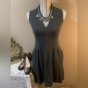 CYNTHIA Gray Casual Midi Dress